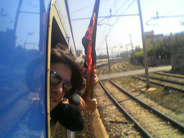 Sul treno
                  per Torino...