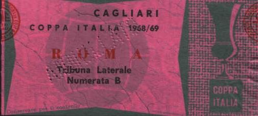 1968/69, Cagliari/Roma Coppa Italia