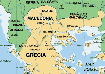 La cartina geografica