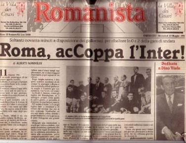 Finale Roma/Inter Coppa UEFA 1990/91