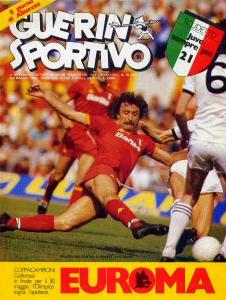 Il Guerin Sportivo
                  annuncia che la Roma è in finale Coppa dei Campioni
                  1983/84