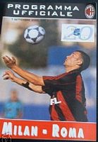 2001/01 Milan/Roma programma