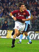 Totti dopo
                  il gol