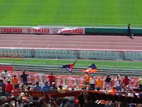 Striscione in Curva Sud