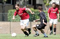 Totti
                (squalificato con la prima squadra per 5 giornate) in
                azione con la Primavera contro il Grosseto