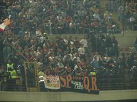 Compare lo
                  striscione SPQR (Curva Nord)