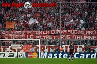 2006/06 Milan/Bayern Munchen, striscione dei tedeschi