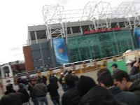 Arrivo all'Old
                  Trafford