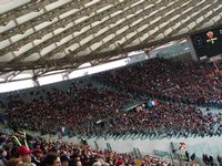 Il folklore
                  e il gran tifo dei Distinti Sud