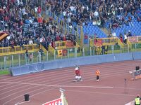 Metà tempo con i rigori dei bimbi: uno dopo il gol è venuto sotto la Sud