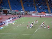 Sulla
                  respinta del portiere Perrotta segner il 3-0