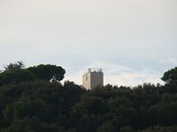 La Madonnina crollata durante un temporale due settimane fa