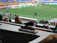 In Tribuna Monte Mario gli ombrelli possono entrare