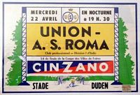 22 aprile 1959 Union St. Gilloise-Roma, poster