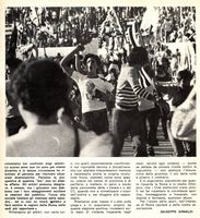Nella foto:
                  juventini invadono il campo all'Olimpico all'ultima
                  partita 1972/73