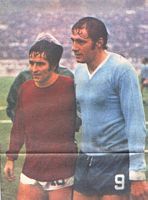 De Sisti con il
                    gobbo Chinaglia