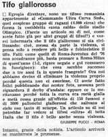 Lettera di
                  Pucci al Guerin Sportivo, 1978: 150 fumoni, pensa che
                  multa!