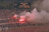 1980/81 Roma/Cagliari, Curva Nord, Yellow Red
                  Wolves