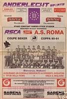 1990/91 Anderlecht/Roma programma