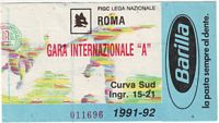 1991/92
                Roma/Sampdoria, presentazione