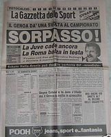 La Gazzetta dello
                  Sport 9 novembre 1981