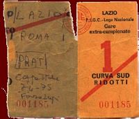 1974/75
                      Lazio/Roma 0-1 Coppa Italia
