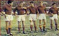 Ritaglio rivista 1961: Orlando, Manfredini, Schiaffino, Selmosson, Lojacono