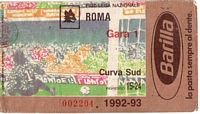 Roma/Inter, amichevole 1992/93