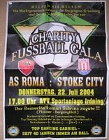Roma/Stoke
                  City, precampionato 2004/05, poster