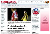 Il giornale svedese Expressen parla del nuovo scandalo Frisk