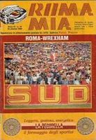1984/85
                  Roma/Wrexham, programma
