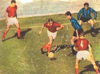 Lampo,
                  1963: Roma/Inter 3-0, 32 giornata, Manfredini
                  anticipato da Guarneri