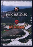 2003/04 Hajduk/Roma programma
