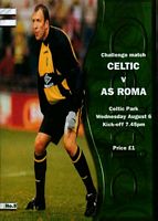 Programma
                  amichevole Celtic/Roma 6 agosto 1997