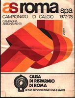 Opuscolo
                  abbonamenti AS Roma 1977/78