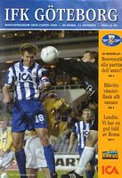 Programma IFK Goteborg/Roma 1999/2000