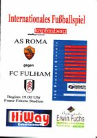 Programma
                  Roma/Fulham 2003/04 amichevole precampionato