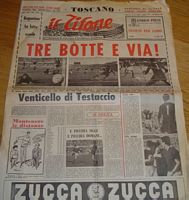 Il Tifone, 7 maggio
                  1963, dopo Roma/Inter 3-0